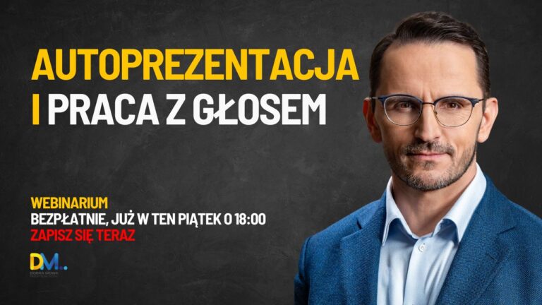 Bezpłatne webinarium Autoprezentacja i praca z głosem