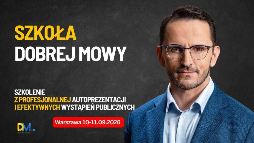 Szkoła dobrej mowy Warszawa Szkolenie z autoprezentacji Przemysław Kutnyj